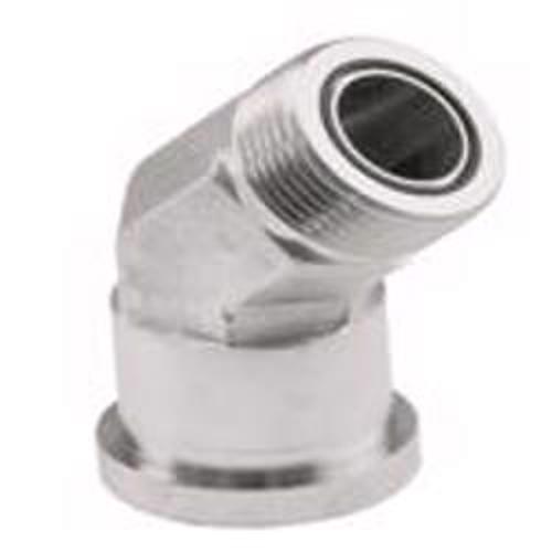 344-12-12 CD 62 STR SPLIT FLANGE ADAPTER 344-12-12 CD61/CD62 45 Degree Elbow ORFS Thread Split Flange